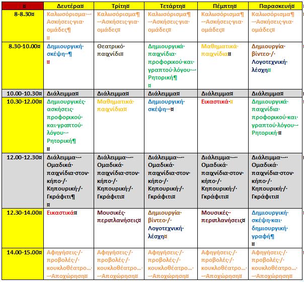 10me tono programma